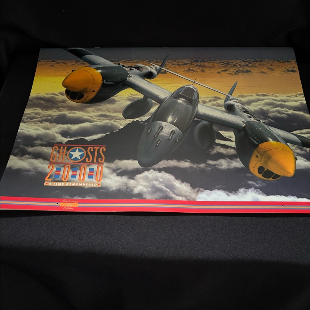 Vintage Air Force Airplane Calendar 2000